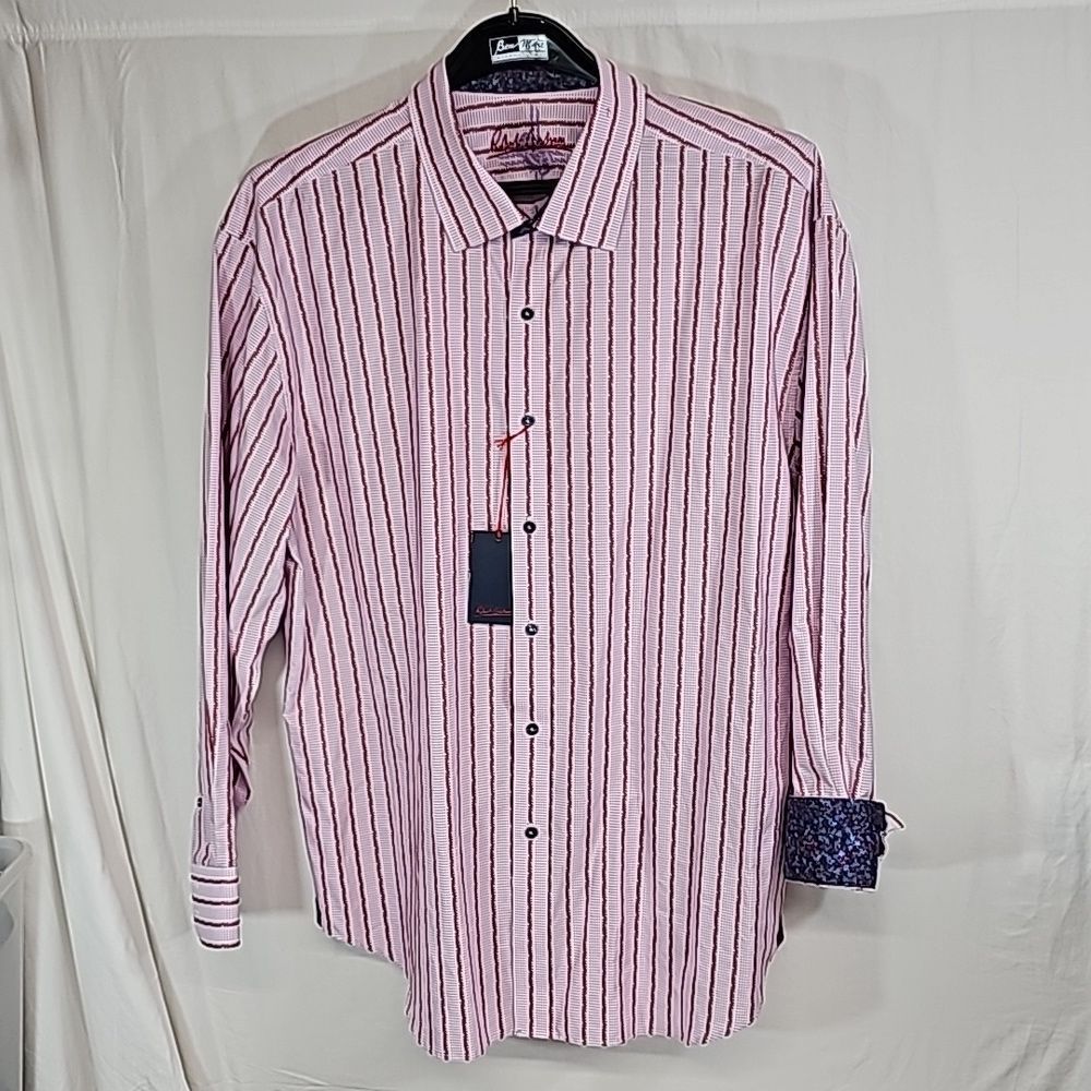 ROBERT GRAHAM LEEWARD LONGSLEEVE WOVEN MENS DRESS SHIRT BFPM-06-090